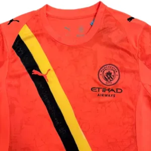 Manchester City Camiseta 2025 2026 Portero Naranja - Camiseta Manchester City | escamisetasfutbol