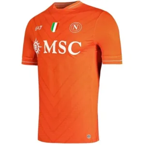 SSC Napoli Camiseta 2025 2026 Portero Naranja - Camiseta Serie A SSC Napoli | escamisetasfutbol