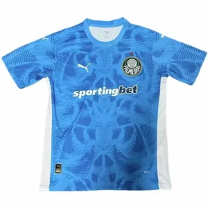 SE Palmeiras Camiseta 2025 2026 Portero Azul - Camiseta Kidsuper X Se Palmeiras Graphic Masculina | escamisetasfutbol