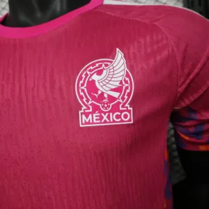 México Camiseta Edición Jugadores 2026 Portero Rosa - Camiseta Selección México | escamisetasfutbol