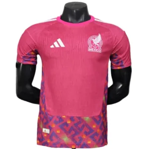 México Camiseta Edición Jugadores 2026 Portero Rosa - Camiseta Selección México | escamisetasfutbol
