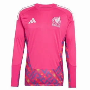 México Camiseta 2026 Portero Rosa - Camiseta Selección México | escamisetasfutbol