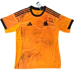 AS Roma Camiseta 2025 2026 Segunda Naranja - Camiseta As Roma | escamisetasfutbol