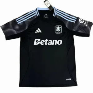 Aston Villa Camiseta 2025 2026 Segunda Negra - Camiseta Aston Villa | escamisetasfutbol