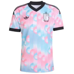 Bélgica Camiseta 2026 Segunda Rosa - Camiseta Bélgica Mundial 2026 | escamisetasfutbol