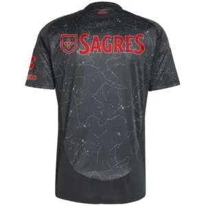 SL Benfica Camiseta 2024 2025 Segunda Negra | escamisetasfutbol