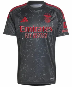 SL Benfica Camiseta 2024 2025 Segunda Negra | escamisetasfutbol