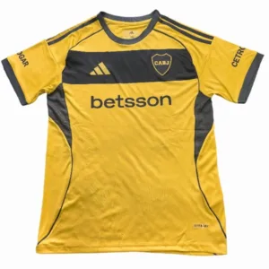 Boca Juniors Camiseta 2025 2026 Segunda Amarilla - Camiseta Boca Juniors | escamisetasfutbol