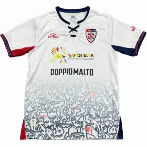 Cagliari Calcio Camiseta 2025 2026 Segunda Blanca - Camiseta Serie A Cagliari Calcio | escamisetasfutbol