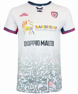 Cagliari Calcio Camiseta 2025 2026 Segunda Blanca - Camiseta Serie A Cagliari Calcio | escamisetasfutbol