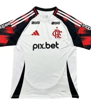 Flamengo Camiseta 2025 2026 Segunda Blanca - Camiseta Flamengo | escamisetasfutbol