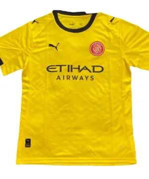 Girona Camiseta 2025 2026 Segunda Amarilla - Camiseta La Liga Girona | escamisetasfutbol