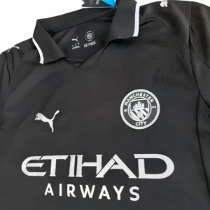 Manchester City Camiseta 2025 2026 Segunda Negra - Camiseta Manchester City | escamisetasfutbol