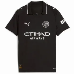 Manchester City Camiseta 2025 2026 Segunda Negra - Camiseta Manchester City | escamisetasfutbol