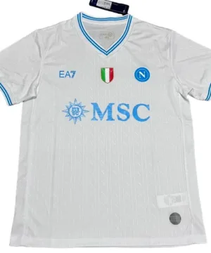 SSC Napoli Camiseta 2025 2026 Segunda Blanca - Camiseta Serie A SSC Napoli | escamisetasfutbol
