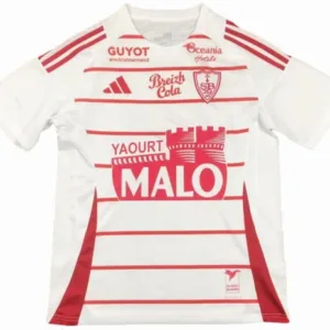 Stade Brestois Camiseta 2024 2025 Segunda Blanca - Camiseta Stade Brestois | escamisetasfutbol