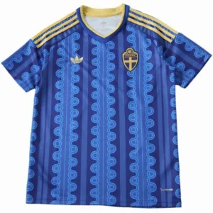 Suecia Camiseta 2026 Segunda Azul - Camiseta Viva Suecia | escamisetasfutbol