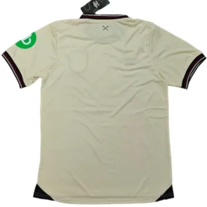 West Ham United Camiseta 2025 2026 Segunda Amarilla - Camiseta West Ham United | escamisetasfutbol
