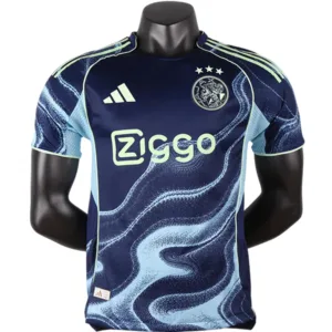 Ajax Camiseta Edición Jugadores 2025 2026 Segunda Azul - Camiseta Ajax | escamisetasfutbol