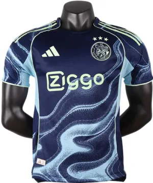 Ajax Camiseta Edición Jugadores 2025 2026 Segunda Azul - Camiseta Ajax | escamisetasfutbol