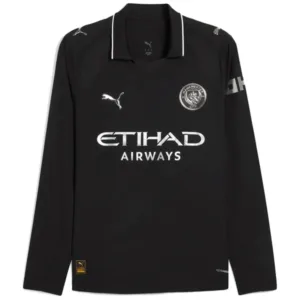 Manchester City Camiseta 2025 2026 Segunda Negra - Camiseta Manchester City | escamisetasfutbol