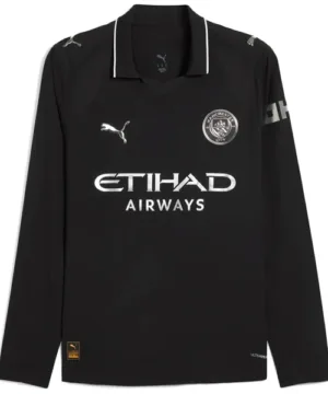Manchester City Camiseta 2025 2026 Segunda Negra - Camiseta Manchester City | escamisetasfutbol