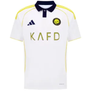 Al-Nassr FC Camiseta 2025 2026 Tercera Blanca - Camiseta Al Nassr Fc | escamisetasfutbol