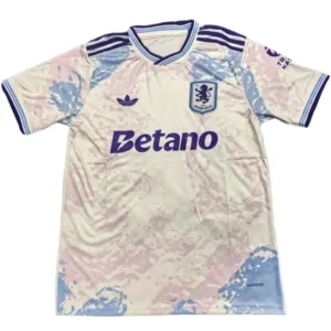 Aston Villa Camiseta 2025 2026 Tercera Blanca - Camiseta Aston Villa | escamisetasfutbol