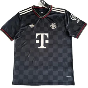 Bayern Múnich Camiseta 2025 2026 Tercera Negra - Camiseta Bayern Múnich 2026 | escamisetas-futbol.com