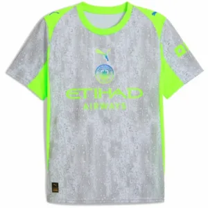 Manchester City Camiseta 2025 2026 Tercera Gris - Camiseta Manchester City | escamisetasfutbol
