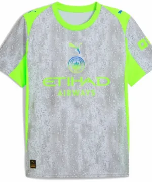 Manchester City Camiseta 2025 2026 Tercera Gris - Camiseta Manchester City | escamisetasfutbol