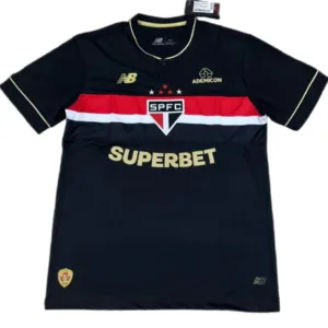 São Paulo Camiseta 2025 2026 Tercera Negra - Camiseta São Paulo 2026 | escamisetasfutbol