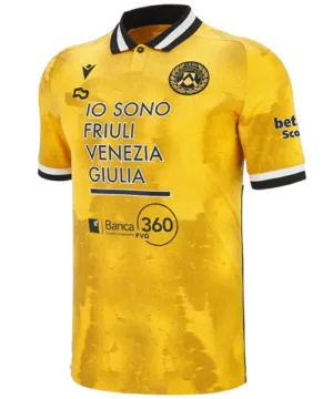 Udinese Camiseta 2025 2026 Tercera Amarilla - Camiseta Serie A Udinese | escamisetasfutbol