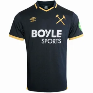 West Ham United Camiseta 2025 2026 Tercera Negra - Camiseta West Ham United | escamisetasfutbol