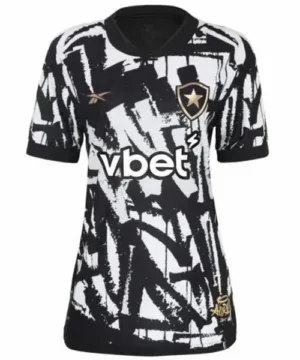 Botafogo Mujer Camiseta 2025 2026 Tercera Negra - Camiseta Botafogo Mujer | escamisetasfutbol