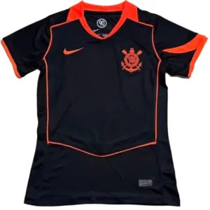 Corinthians Paulista Mujer Camiseta 2025 2026 Tercera Negra - Camisetas De Futbol Personalizadas | escamisetasfutbol