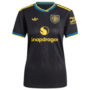 Manchester United Mujer Camiseta 2025 2026 Tercera Negra - Camiseta Manchester United Mujer | escamisetasfutbol