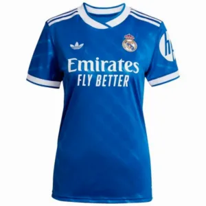 Real Madrid Mujer Camiseta 2025 2026 Tercera Azul - Camiseta Real Madrid Mujer 2025 | escamisetasfutbol