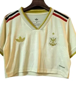 Flamengo Mujer Camiseta 2025 2026 Tercera Amarilla - Camiseta Flamengo Mujer 2025 2026 | escamisetasfutbol