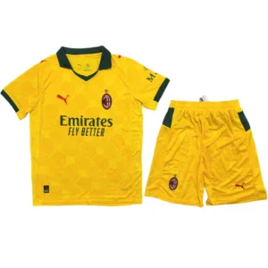 AC Milan Conjunto 2025 2026 Tercera Amarillo - Maglia Ac Milan | escamisetasfutbol