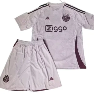 Ajax Conjunto 2024 2025 Tercera Blanco - Maglia Ajax | escamisetasfutbol