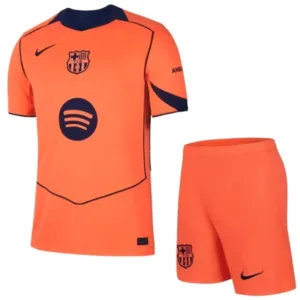 FC Barcelona Conjunto 2025 2026 Tercera Naranja - Tuta FC Barcelona | escamisetasfutbol