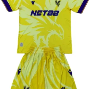 Crystal Palace Conjunto 2024 2025 Tercera Amarillo - Maglia Crystal Palace | escamisetasfutbol