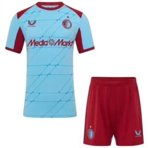 Feyenoord Rotterdam Niños Conjunto 2025 2026 Tercera Azul - Feyenoord Rotterdam Niños Barata | escamisetasfutbol