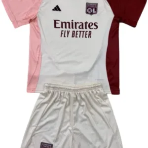 Lyon Conjunto 2024 2025 Tercera Blanco - Tuta Lyon | escamisetasfutbol