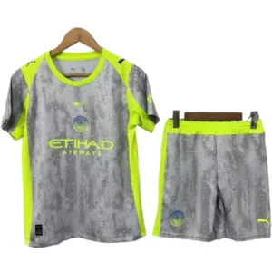 Manchester City Conjunto 2025 2026 Tercera Gris - Maglia Manchester City | escamisetasfutbol