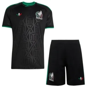 México Conjunto 2026 Tercera Negro - México Barata | escamisetasfutbol
