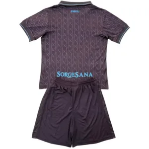 SSC Napoli Conjunto 2025 2026 Tercera Negro - Ssc Napoli Equipacion | escamisetasfutbol