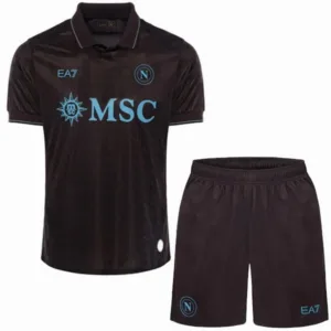 SSC Napoli Conjunto 2025 2026 Tercera Negro - Ssc Napoli Equipacion | escamisetasfutbol