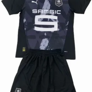 Stade Rennais Conjunto 2024 2025 Tercera Negro - Equipacion Stade Rennais | escamisetasfutbol